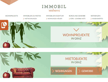 Tablet Screenshot of immobil.at
